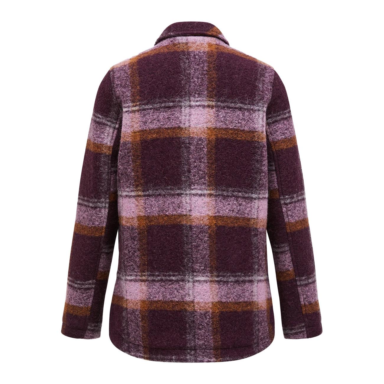 Camicia Lana Kelly Donna Check G77967 120 CHECK PEAK PERFORMANCE 