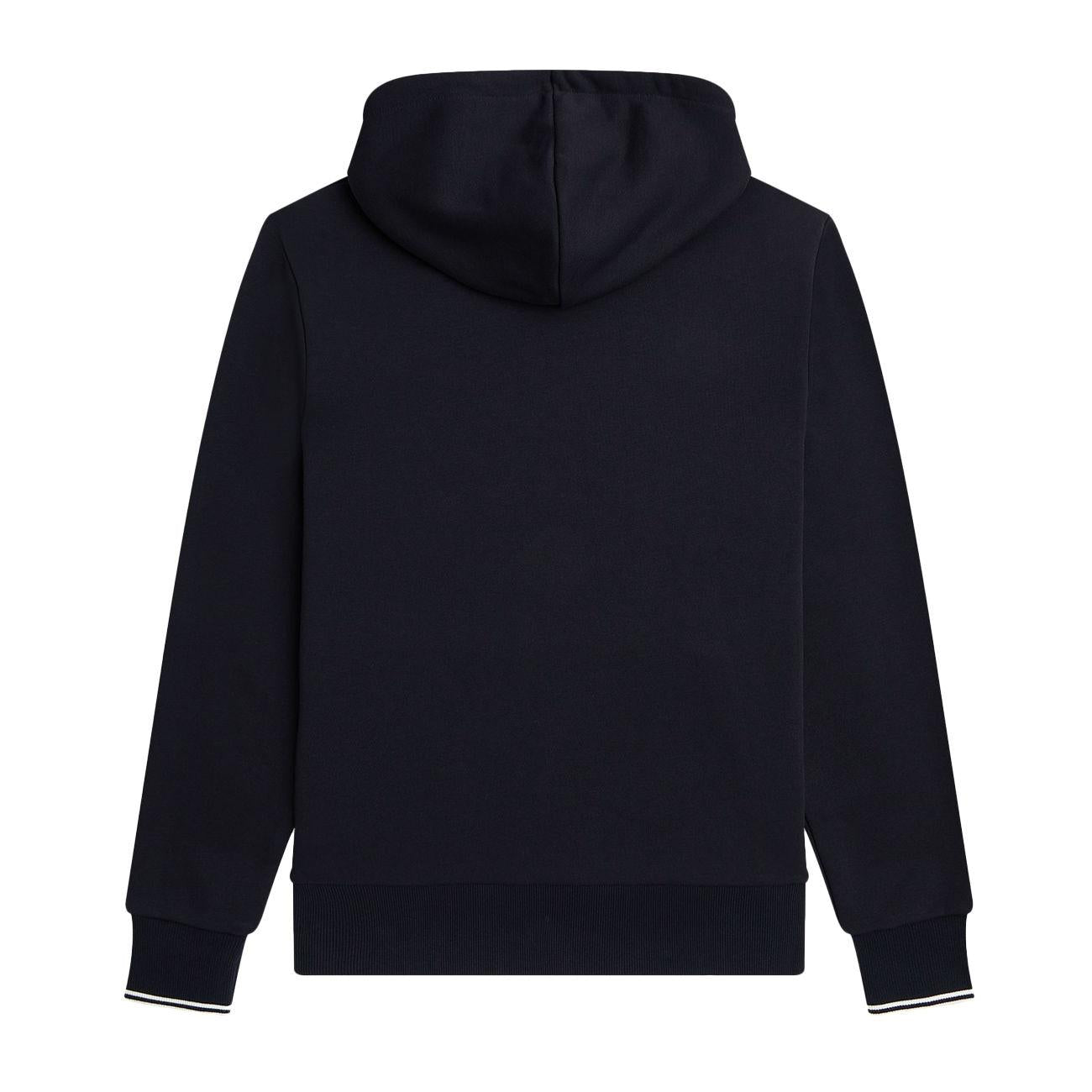 Felpa Tipped Hooded Uomo Navy M2643 248 NAVY FRED PERRY 