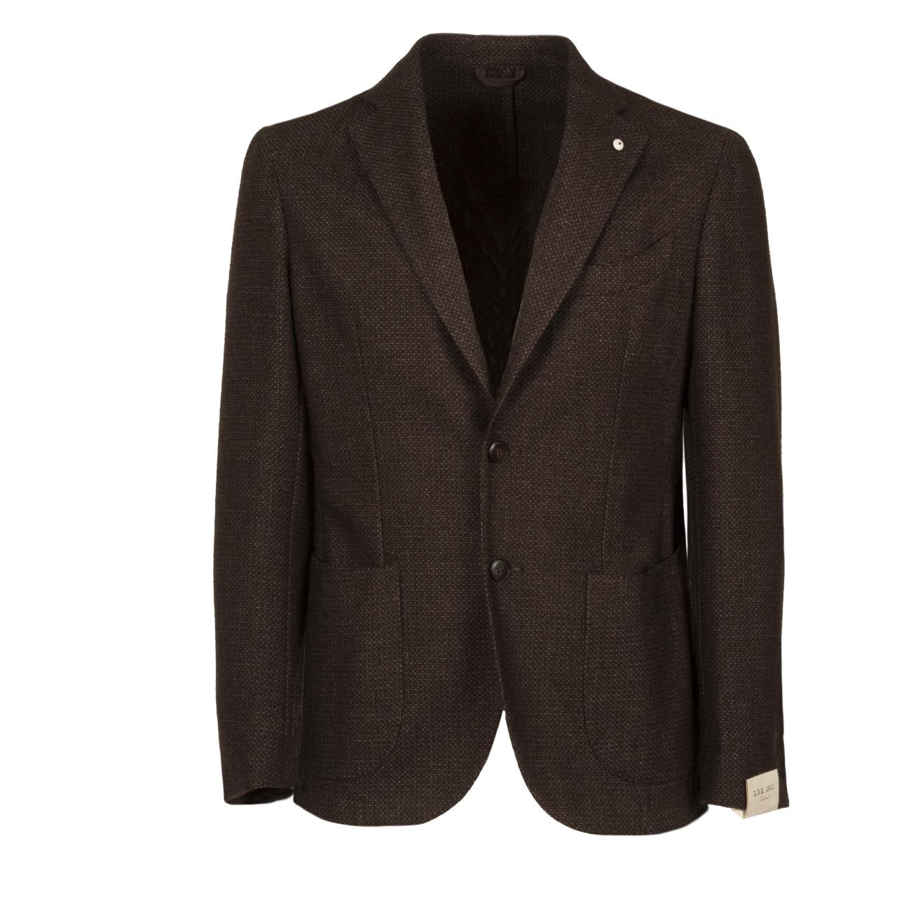 Giacca Microfantasia Uomo Moro 2888/55040 07MORO/GRI L.B.M.1911. 