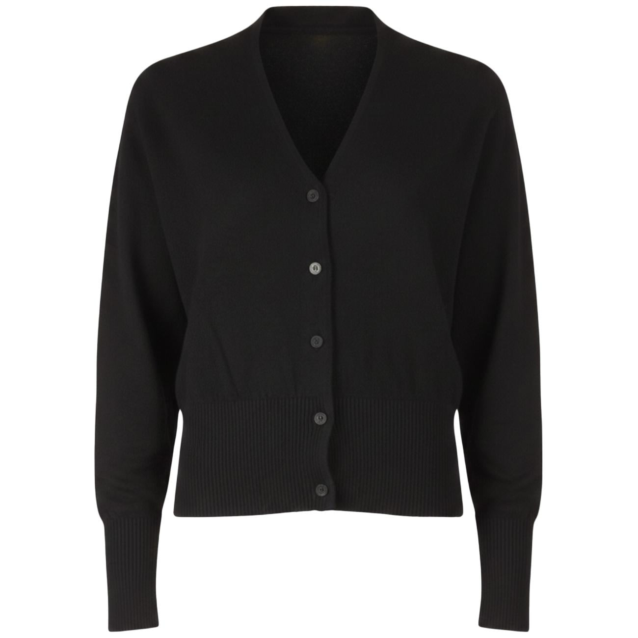 Maglia Cardigan FWEM06007. NERO ELEH 