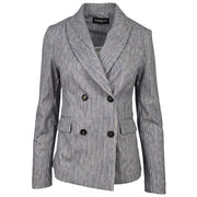 GOODMATCH Blazer Doppiopetto Boxy Rigato AB7431 R76 BLUE STRIPES 