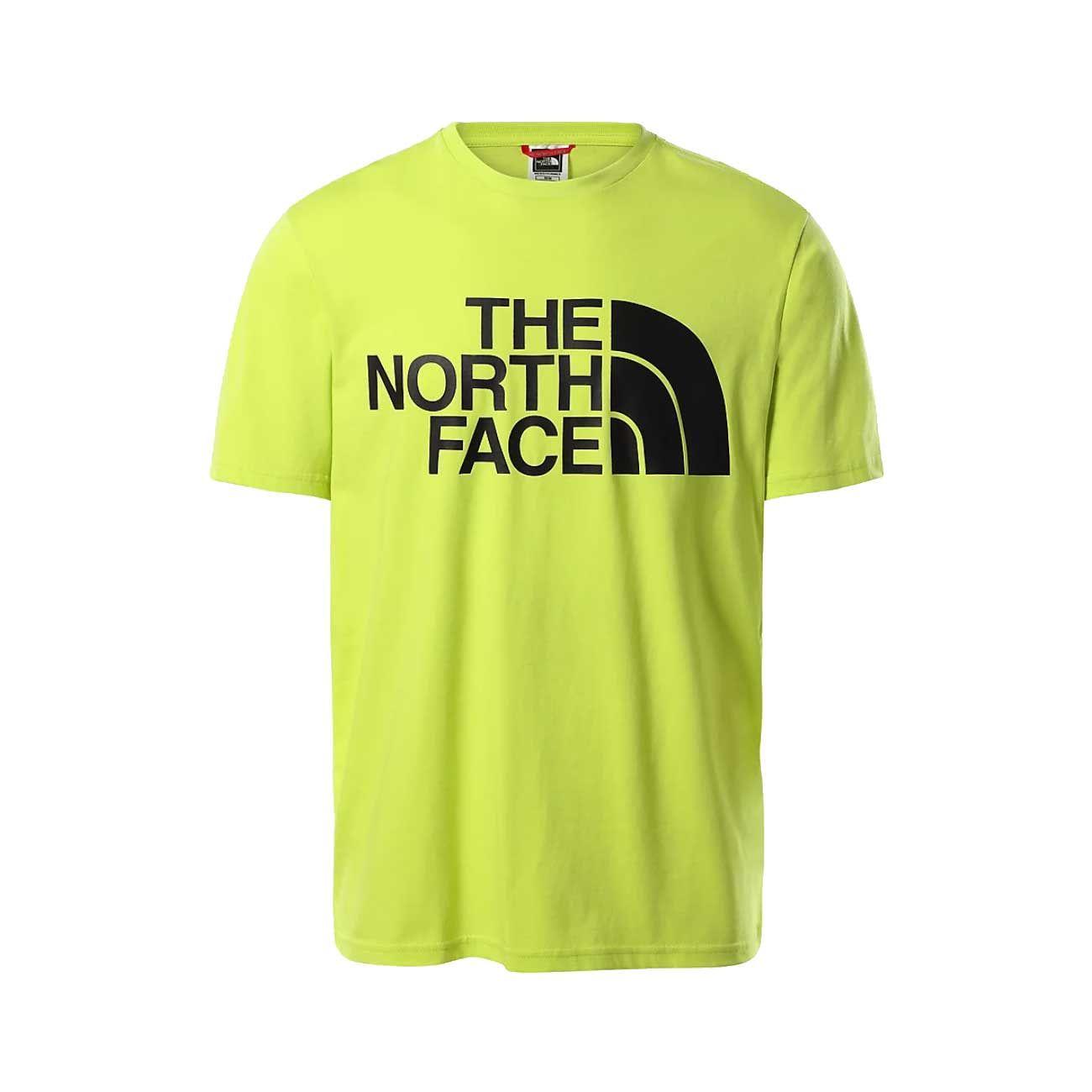 T-Shirt Standard Maxi Logo Uomo Sulphur Spring Green NF0A4M7X JE31SULPHURSPRINGGREEN THE NORTH FACE 