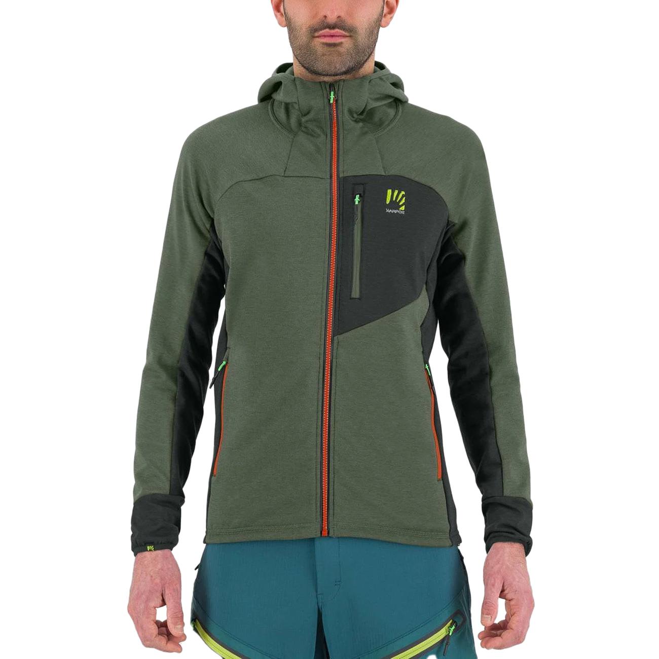 Felpa Mezzodi Uomo Thyme Black Sand 2501045 024 THYME/BLACK SAND KARPOS 