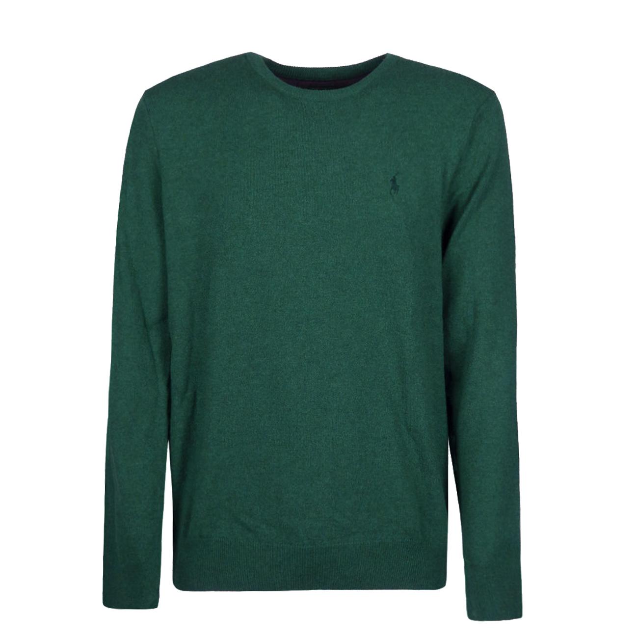 Pullover Lambswool Uomo Hunt Club Green 710876714 002 HUNT CLUB GREEN POLO RALPH LAUREN 