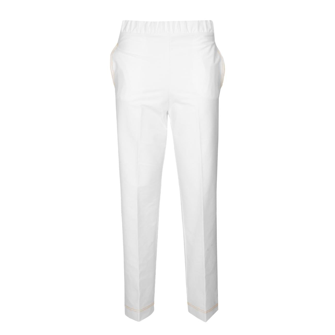 Pantalone Ballata Donna Bianco BALLATA 2416781108600 003 BIANCO MAX MARA LEISURE 