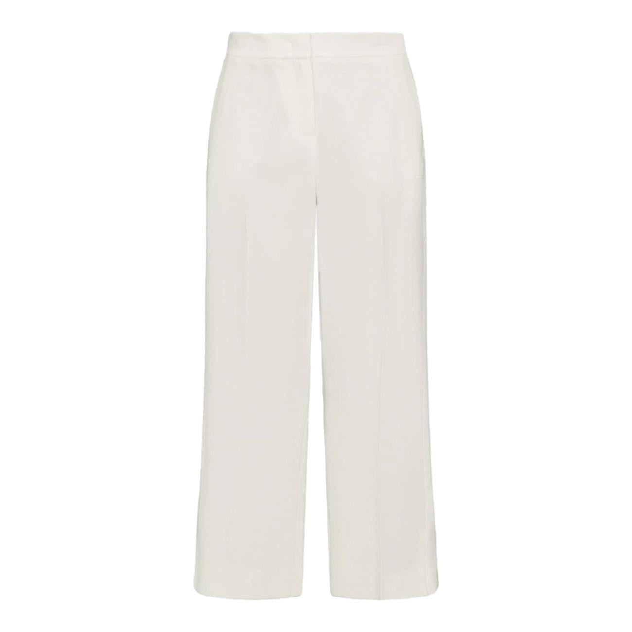 Pantalone Grace Donna Bianco Lana GRACE 2413131033200 001 BIANCO LANA MARELLA 