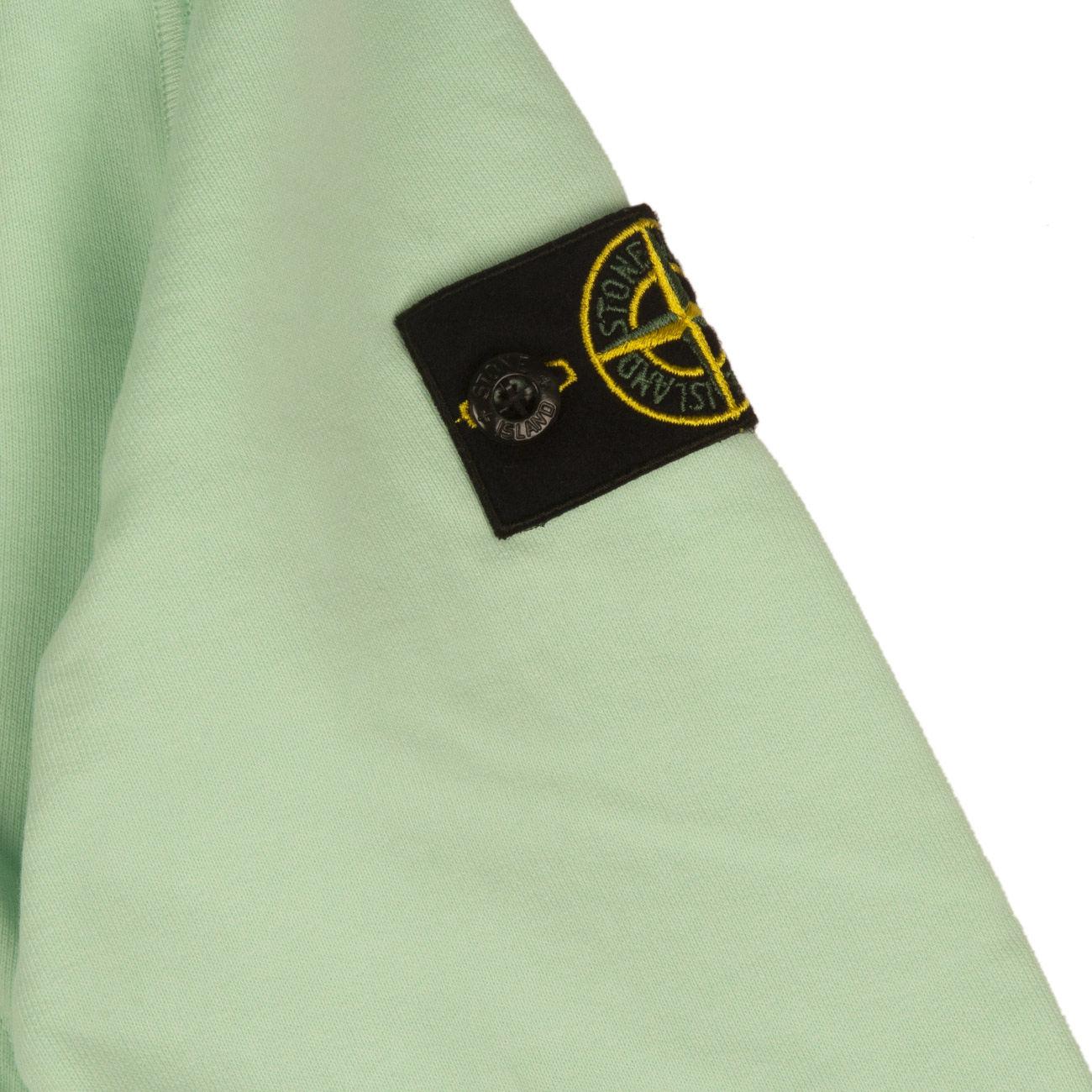 Felpa Logata Kids Aqua 781661640 V0044, AQUA STONE ISLAND 