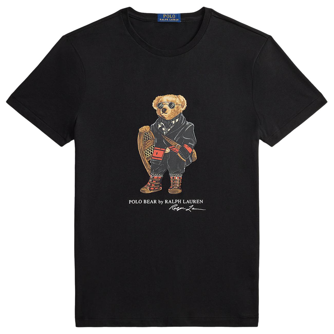T-Shirt In Jersey Polo Bear Slim Fit 710P00094 001 POLO BLACK HOLIDAY BESR POLO RALPH LAUREN 