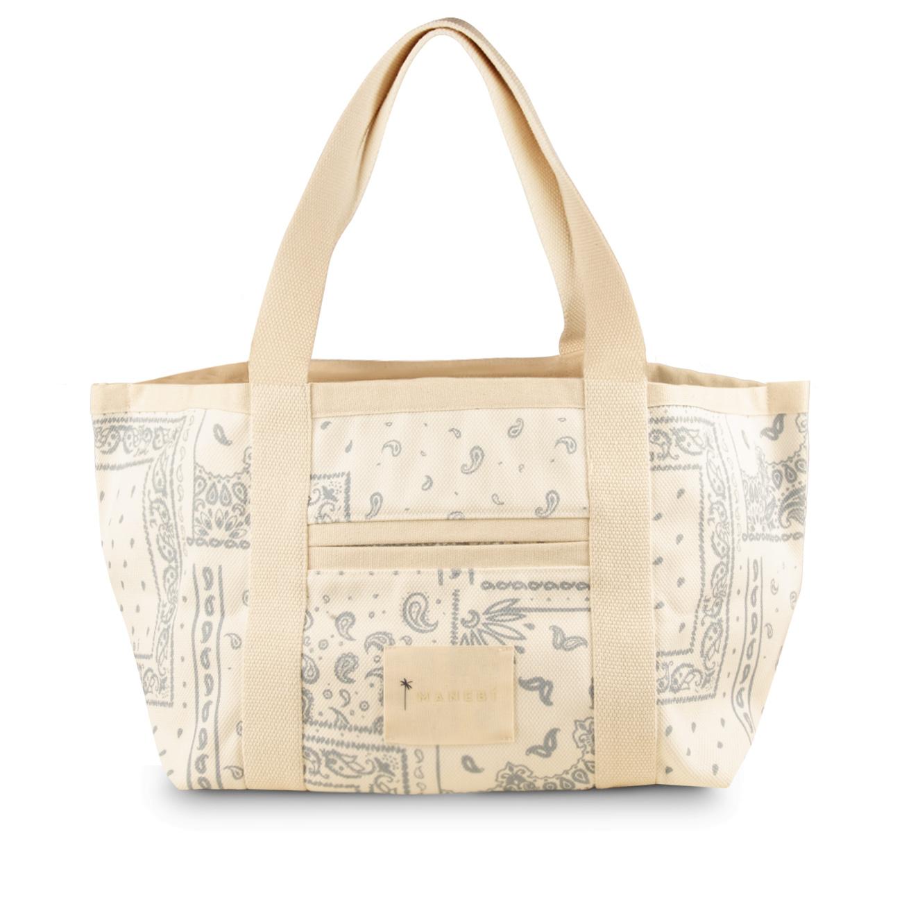 BORSA D. TOTE BAG LG CANVAS COT. ST.BANDANA MANEBI MAN/B02AT INDIGOBANDANA MANEBI 