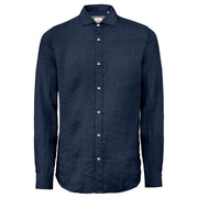 Camicia In Lino Uomo Blue MK13003 BLUE MARKUP 