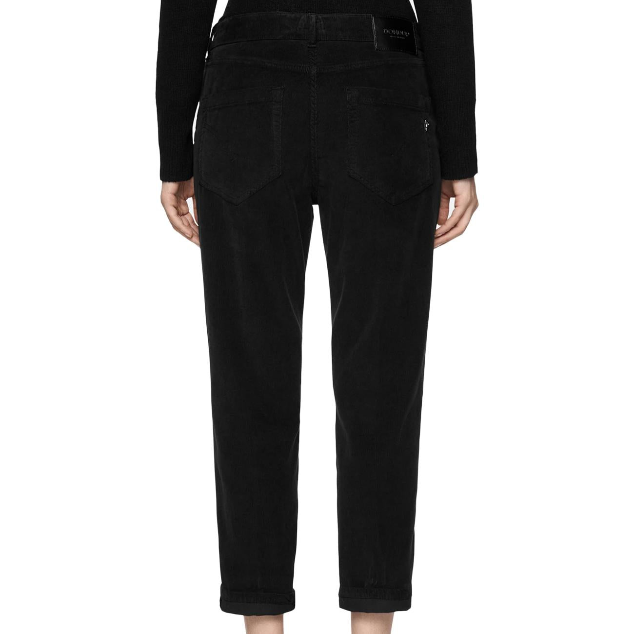 Pantaloni Koons In Velluto DP268B VS0030D BM5 999 NERO DONDUP 