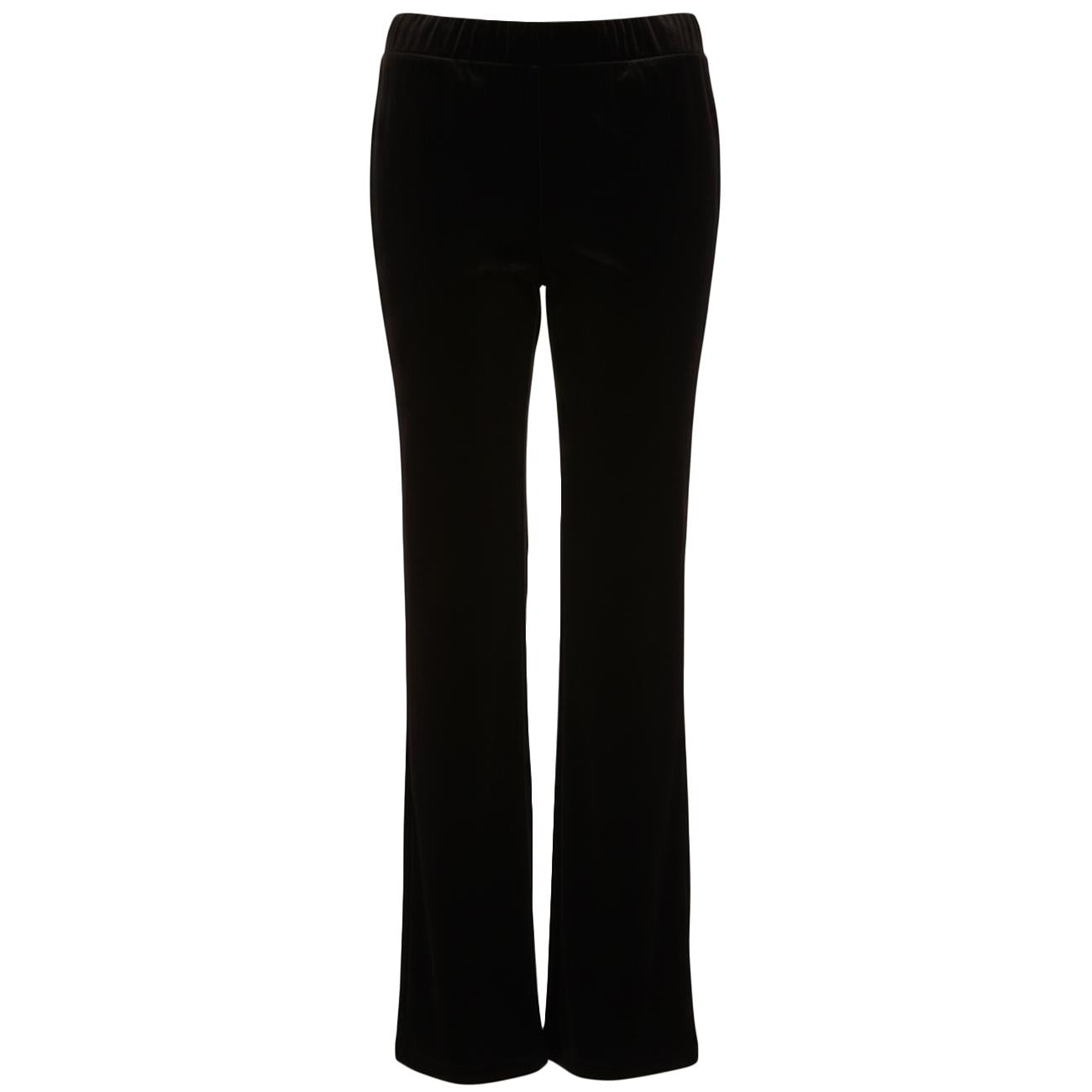 Pantalazzo In Velluto 255W1012 - BW 029 NERO ANIS WHITE 