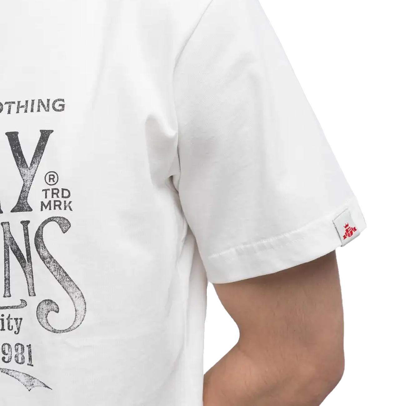 REPLAY T-Shirt Regular Fit Con Stampa Uomo Bianco M3042.000.2660 011 WHITE 