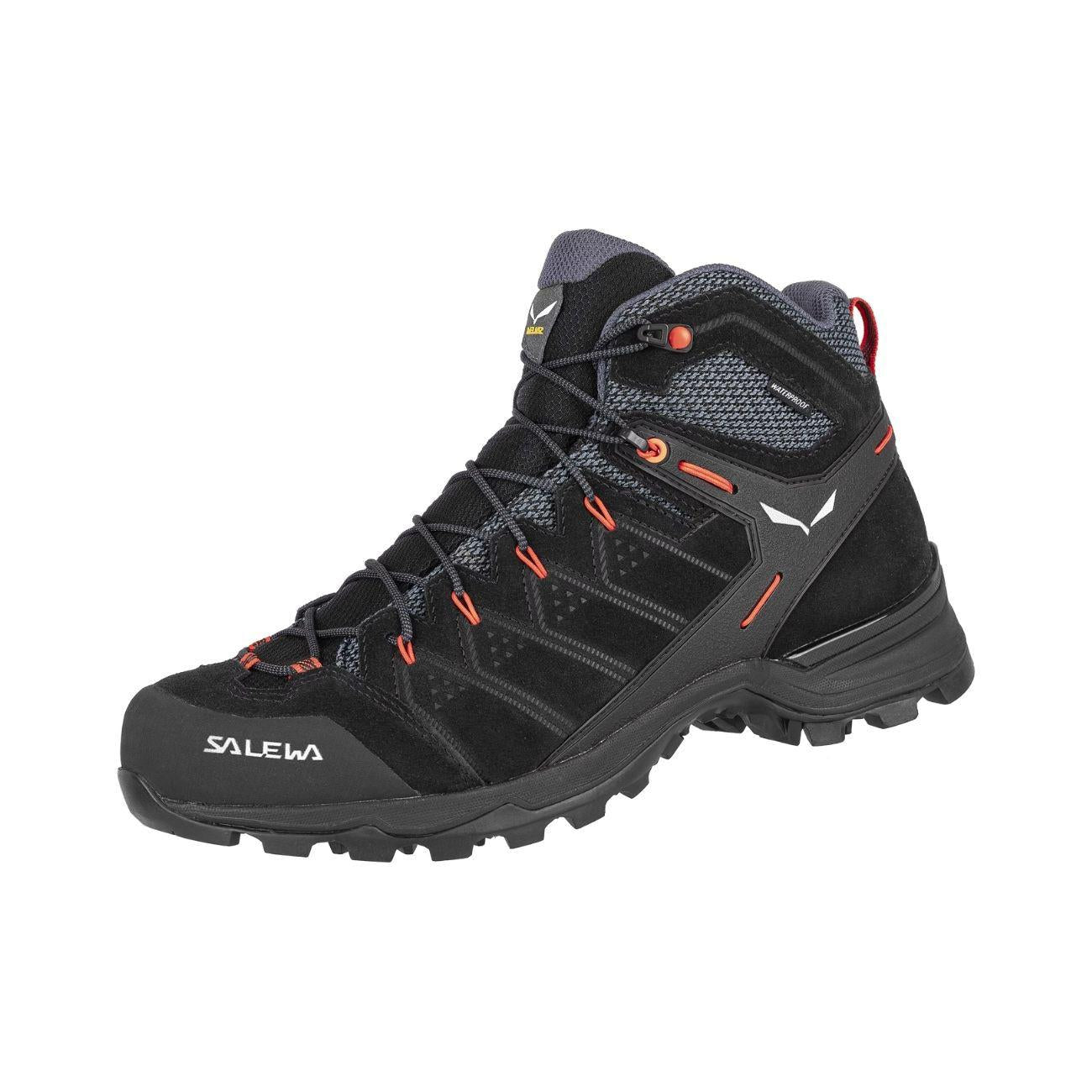 Scarpe Alp Mate Mid Ptx Impermeabile Unisex Black Out Fluo Orange 61384 0996/BLACK OUT/FLUO ORANGE SALEWA 