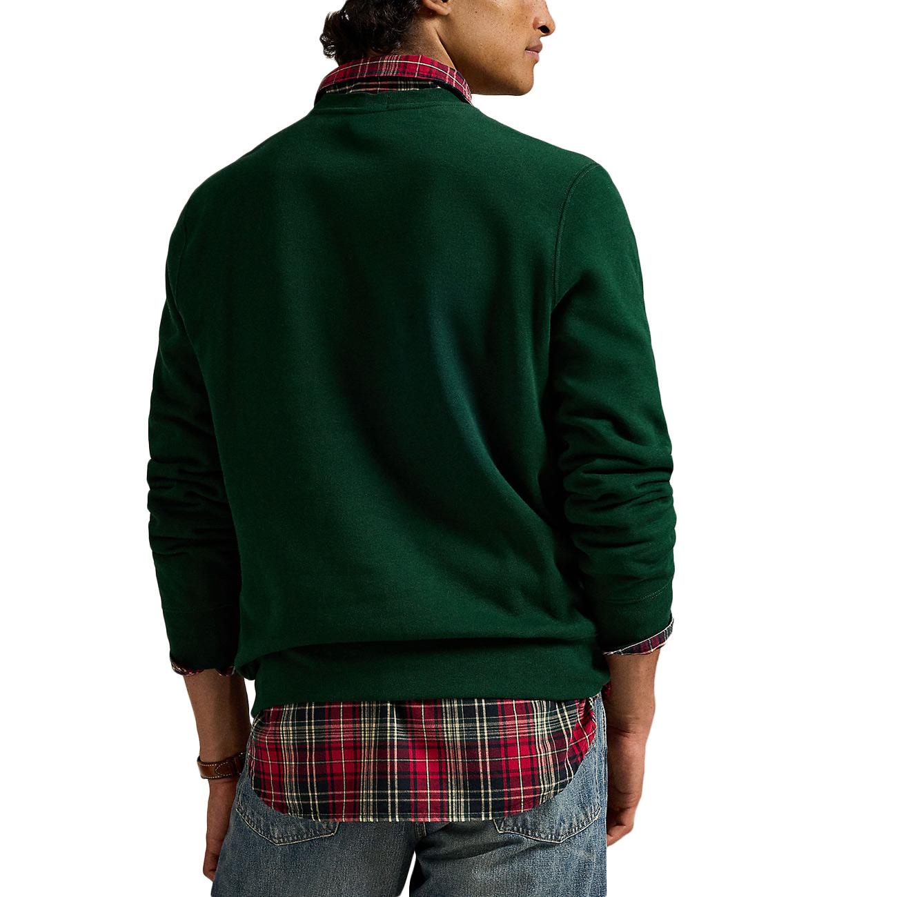 Felpa In Pile Con Orso Polo 710981794 001 MOSS AGATE HOLIDAY BEAR POLO RALPH LAUREN 