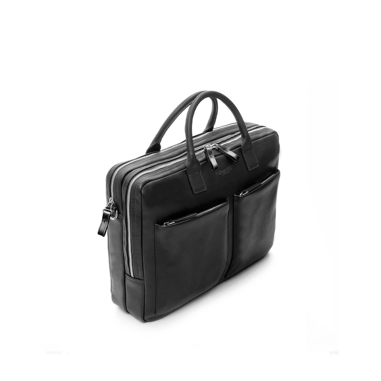 Cartella New 2 Zip New York Unisex Nero 365635U 900 NERO A.G. SPALDING&BROS 