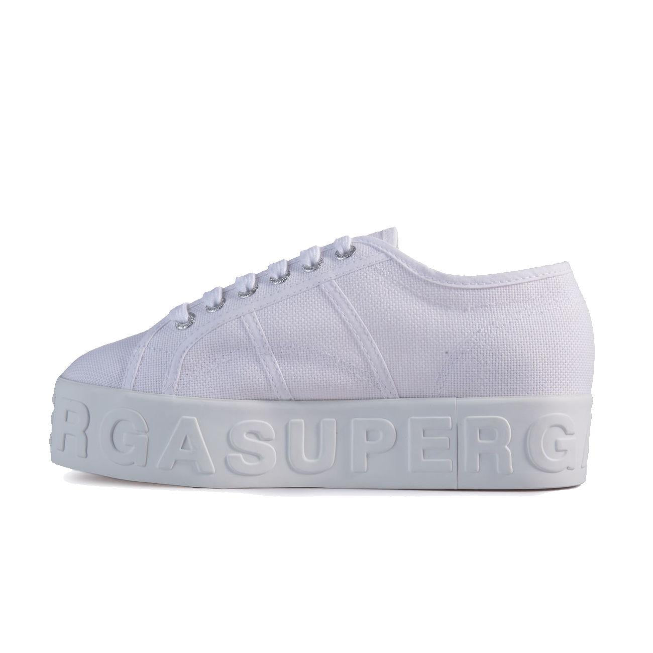 Scarpe 2790 3D Lettering Donna Bianco S71183W/2790 901WHITE SUPERGA 