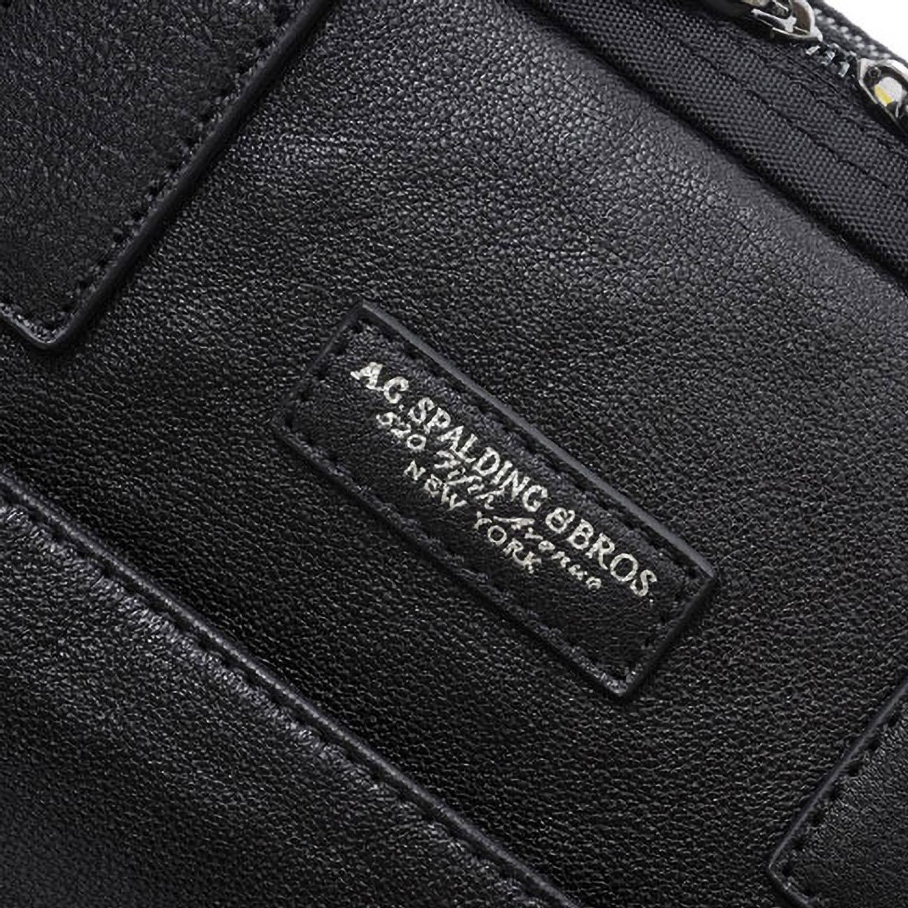 Cartella 2 Zip Steel Rivet Unisex Nero 309394U 900 NERO A.G. SPALDING&BROS 