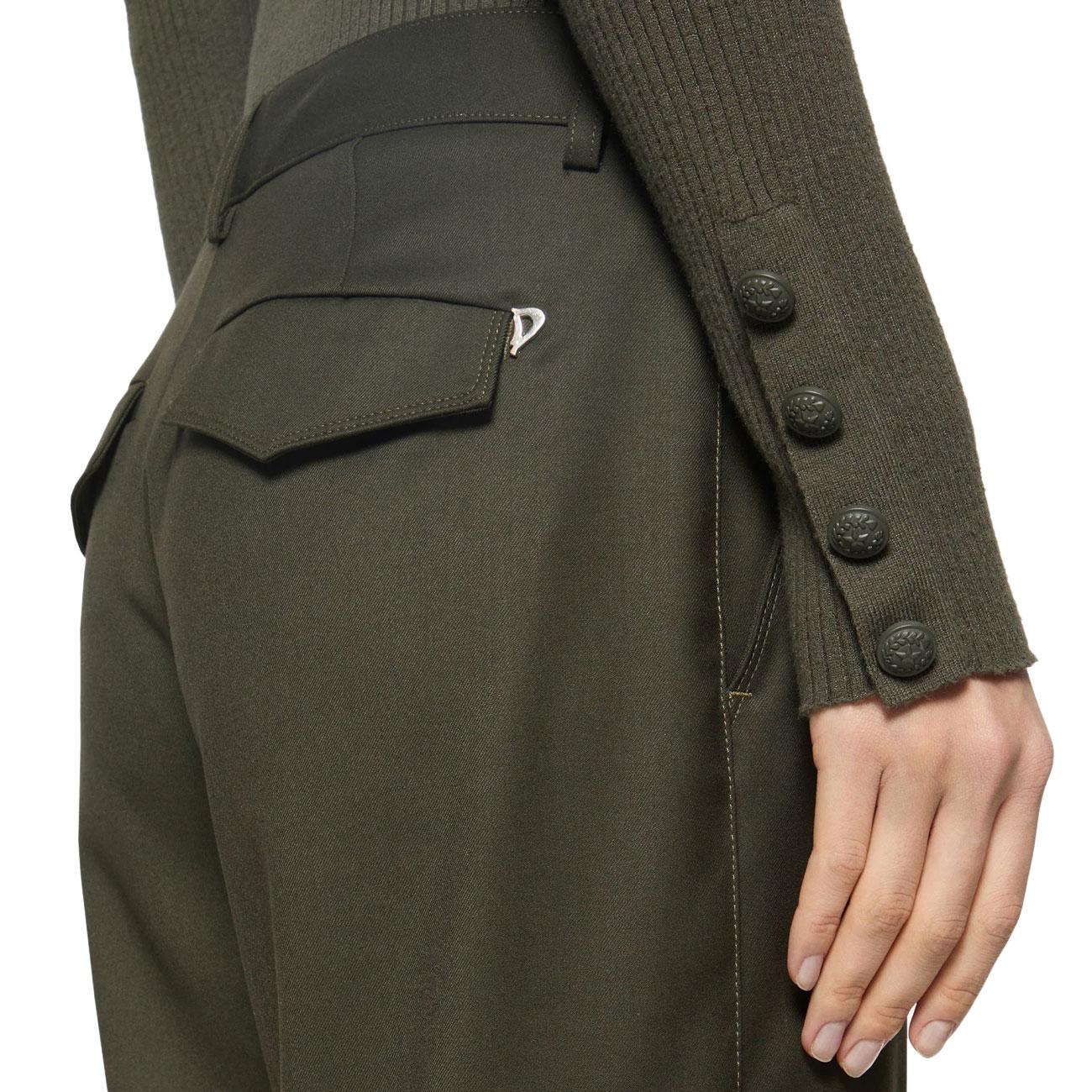 Pantaloni Cargo Camila DP700 OS0105D XXX 633 VERDE DONDUP 