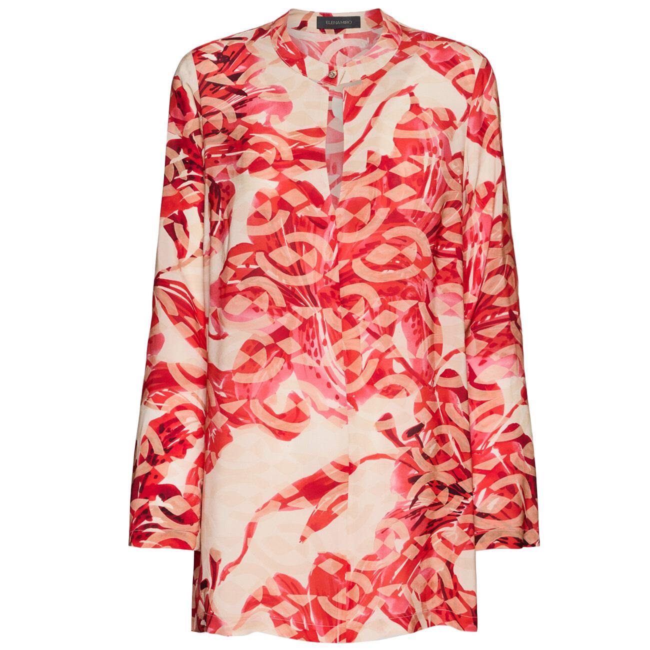 Blusa Lunga Stampata 2169P000215N 041 CORALLO ELENA MIRO' 