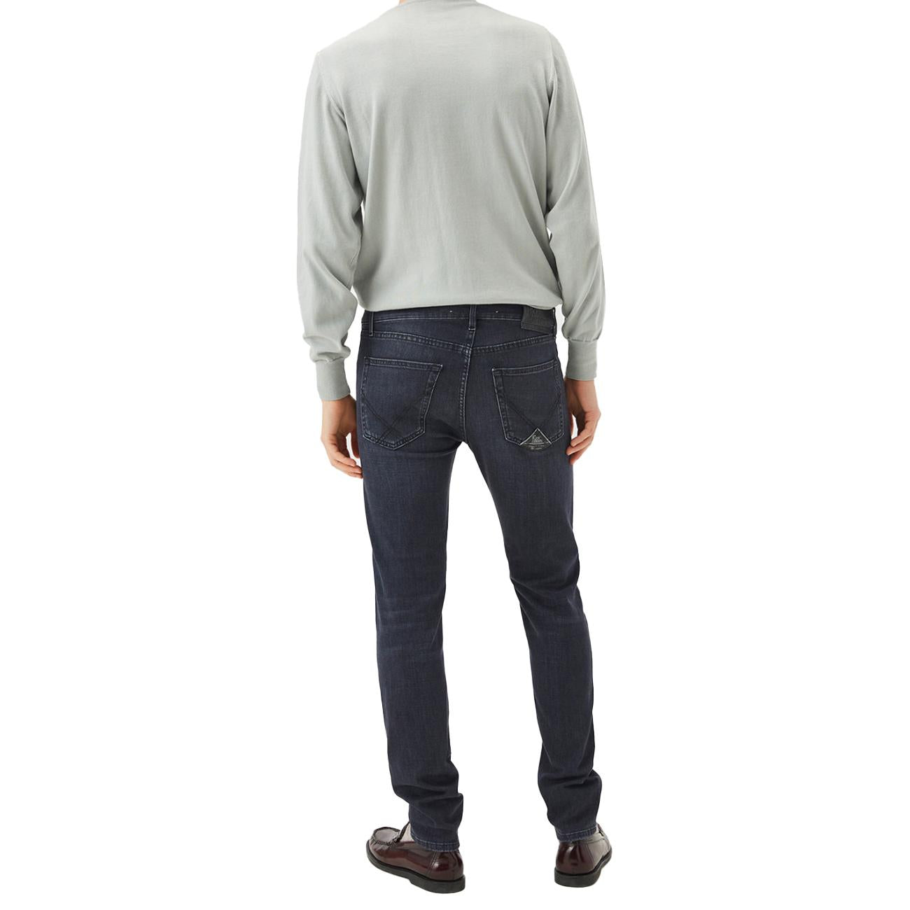 Jeans 517 Dean RRU075N0742606 C0998 DENIM BLACK ROY ROGER'S 