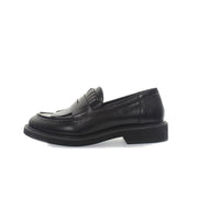 Mocassini Soft Con Frangia Donna Nero 8301/ NERO KHARISMA 