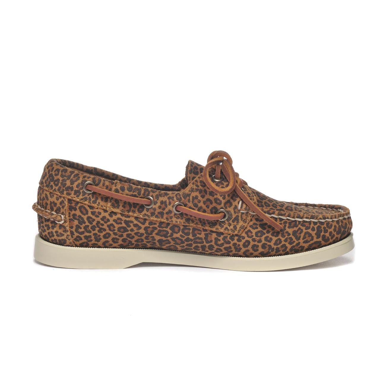 Stringate Portland Flesh Out Print Donna Leopard 74117QW A2Z LEOPARD SEBAGO 
