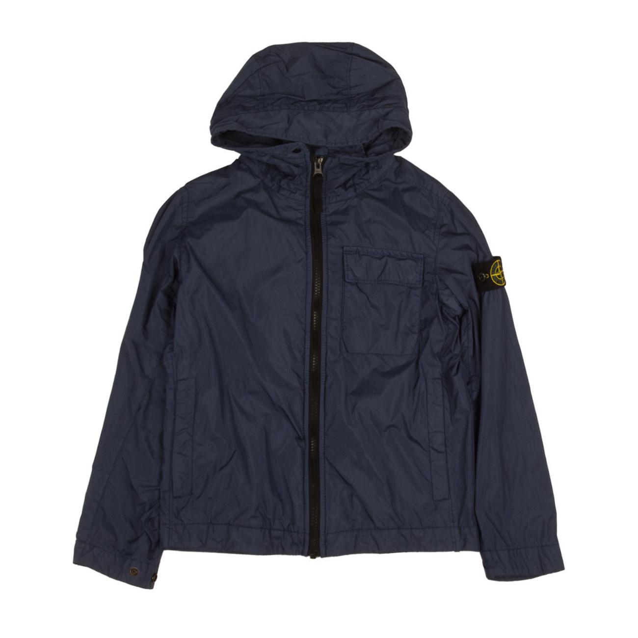 Giubbotto Crinkle Reps Bambino Royalblue 781640233 V0027, ROYALBLUE STONE ISLAND 