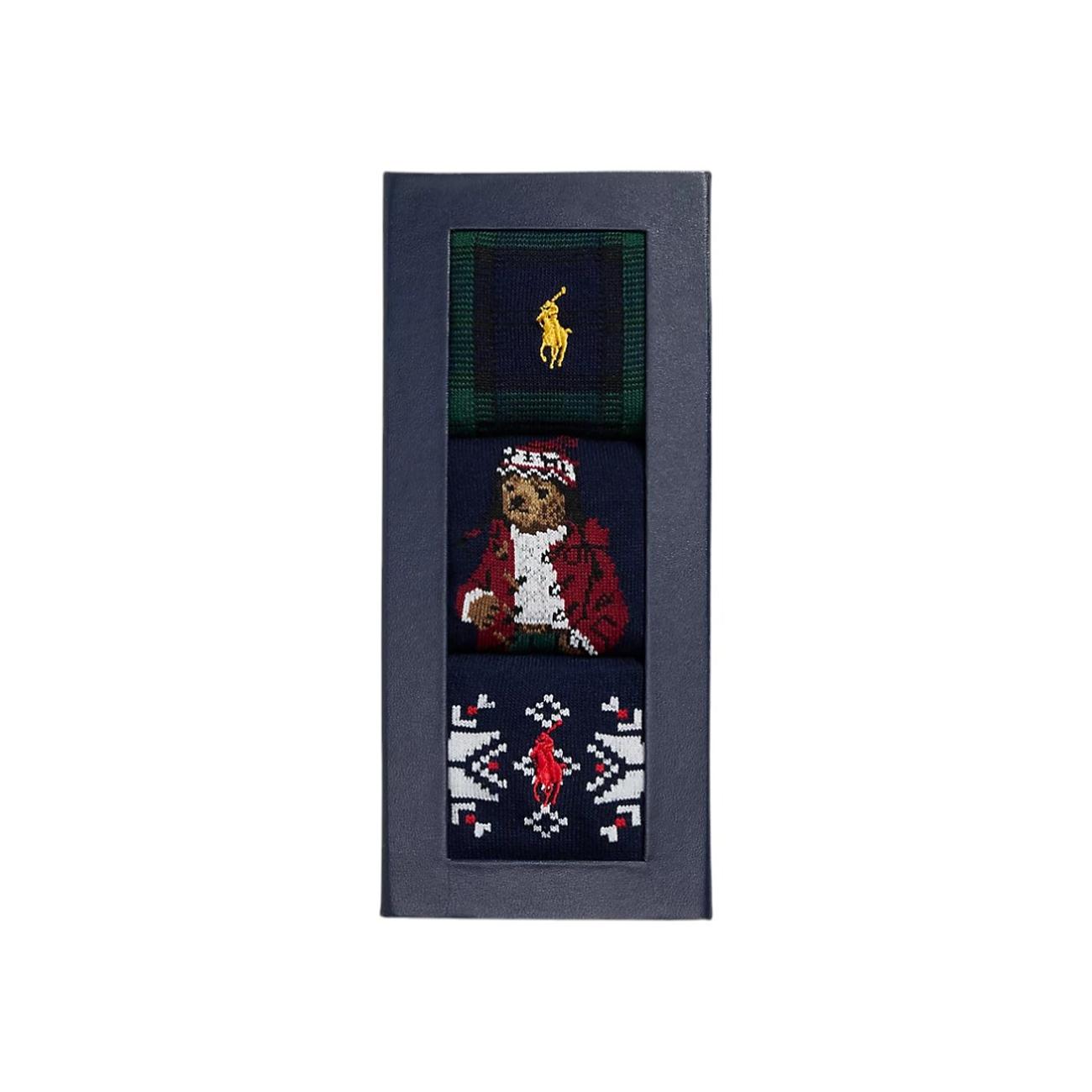 Gift Box 3Pack Calze Lunghe Unisex Assorted 449958861 001 ASSORTED POLO RALPH LAUREN 