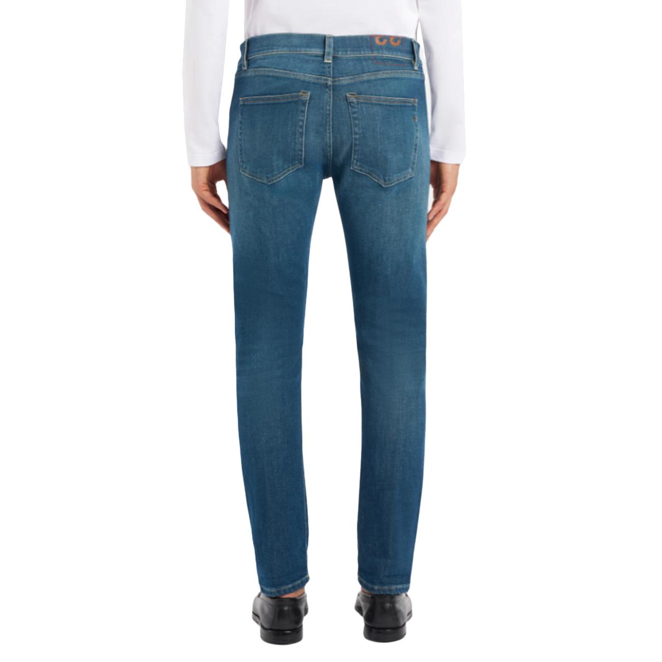 Jeans Icon Regular In Denim Elasticizzato UP563-DS0372-LI14-DU-W25 800 BLU DONDUP 