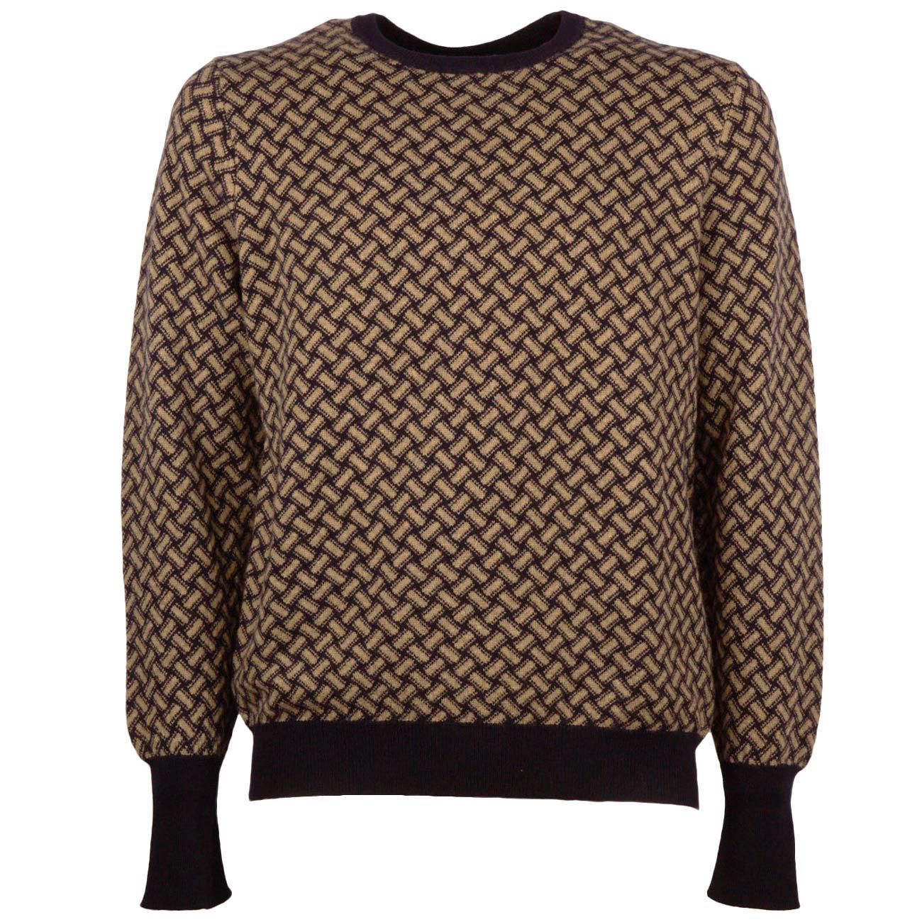 Maglia Girocollo In Cashmere Con Lama Di Rasoio D2K103 RB62 797+540 DRUMOHR 