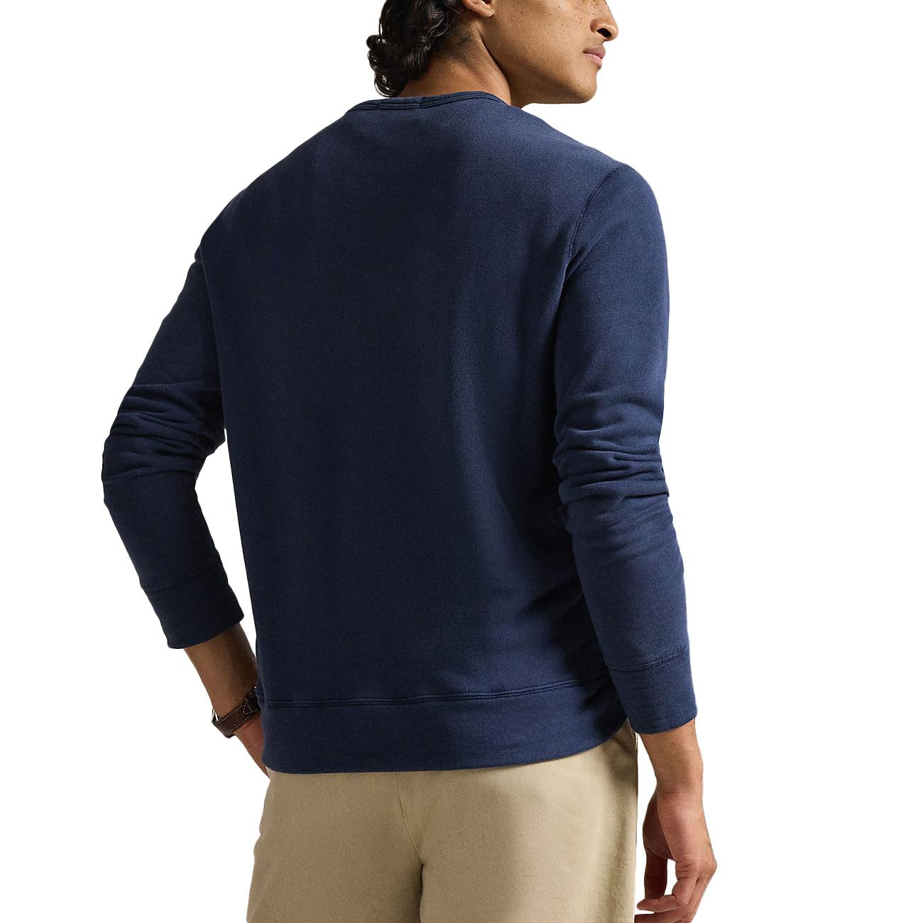 POLO RALPH LAUREN Felpa Girocollo 710A12485 002 NEWPORT NAVY 