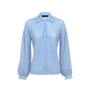 Cardigan Stile Camicia Traforata TOSI/FTE22MK0490XXXXXX 0359CIELO FEDERICA TOSI 