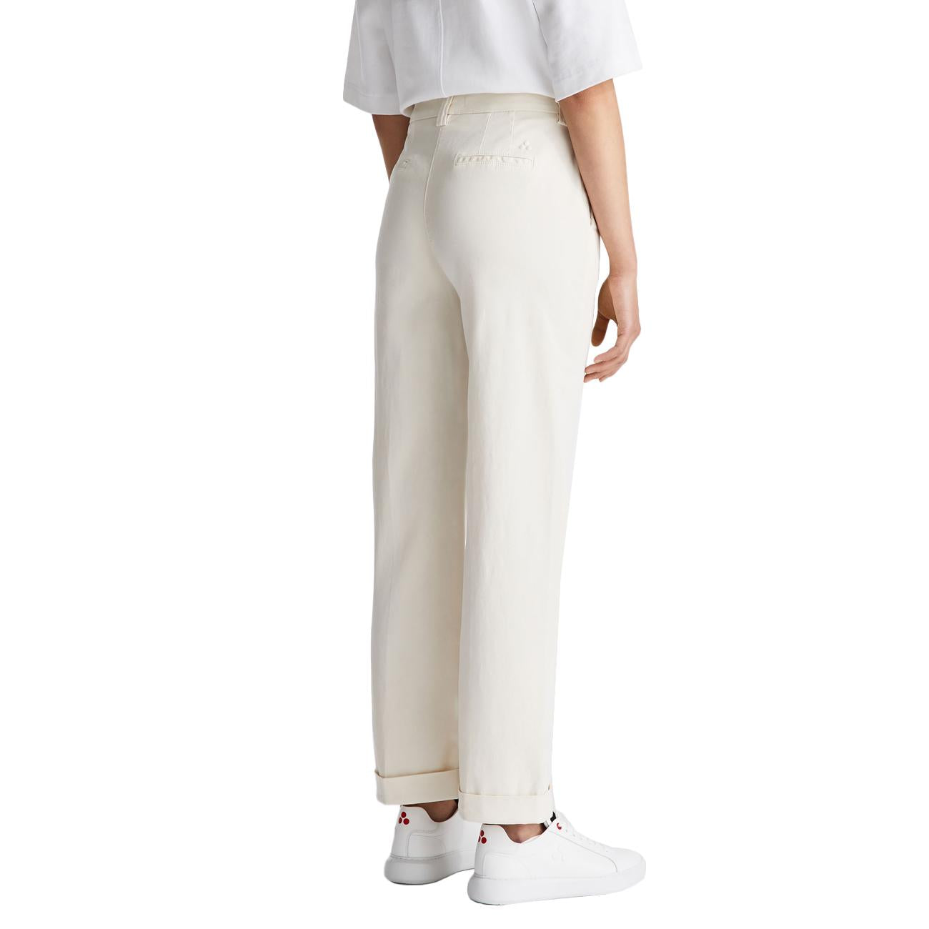 Pantaloni Lavezzi Pe 03 In Gabardina PED5655 99012427 729 LATTE PEUTEREY 