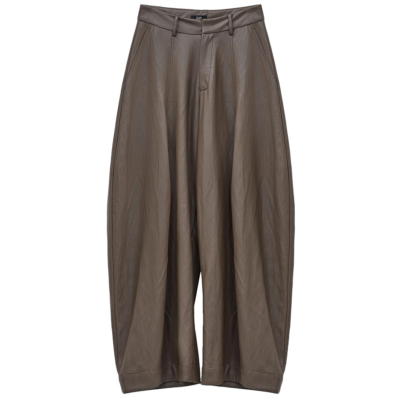 Pantalone Eco Pelle EFW250311. MARRONE ELEH 