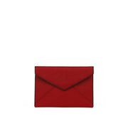 Borsa Leo Clutch In Pelle Saffiano Donna Blood Orange/Gun Metal RM/HSP7GSSC17 811BLOODORAN/GOURMET REBECCA MINKOFF 