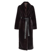 Cappotto Comore In Similvisione Donna Marrone 103824/A1ZM M28 MARRONE PINKO 