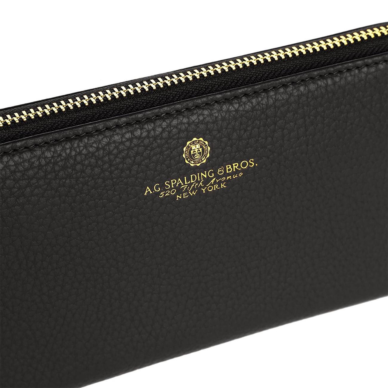 Portafoglio D. C/Zip L Tiffany Coll. S&B 175433 U900 NERO A.G. SPALDING&BROS 