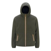 Felpa Jack Sherpa Polar Pile Uomo Verde Blu Navy K71237W AF0 VERDE/BLU NAVY K-WAY 