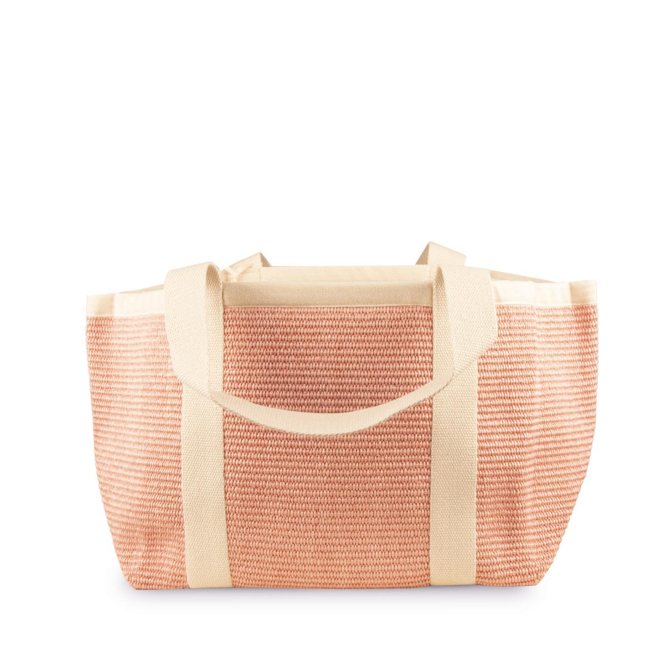 BORSA D. TOTE BAG LG RAFIA T.U. MANEBI MAN/O24AT ROSE MANEBI 