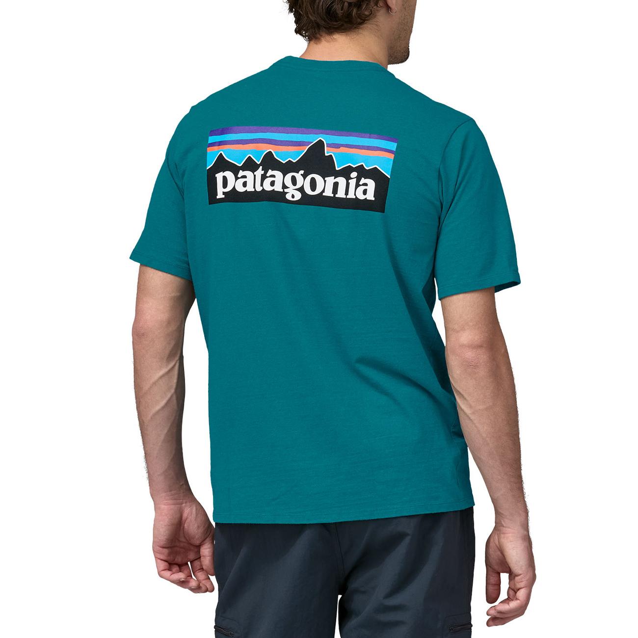 T-Shirt Logo Responsibili-Tee Uomo Belay Blue 38504 BLYB BELAY BLUE PATAGONIA 