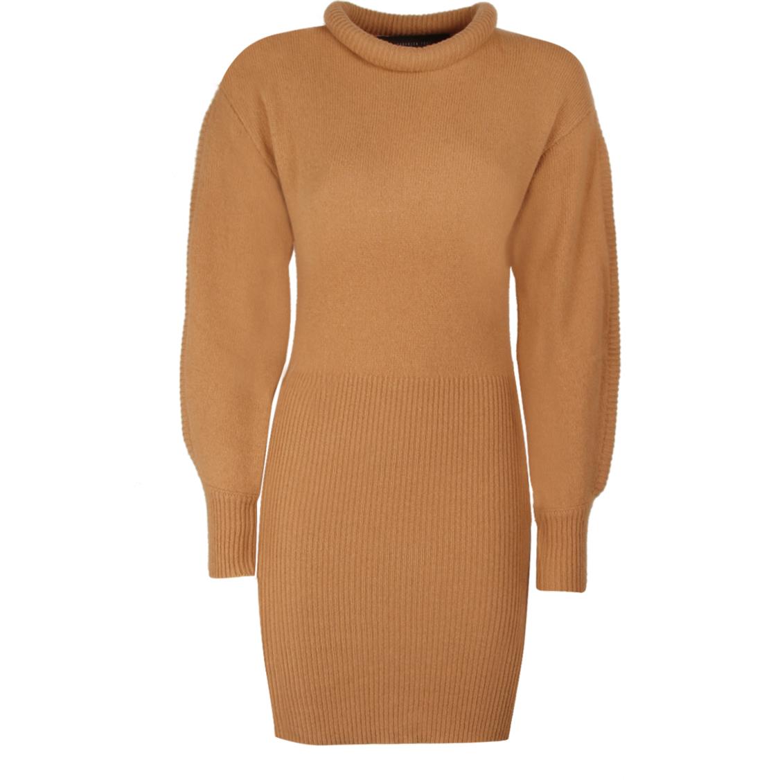 Abito Corto In Lana Donna Cammello FTI22AK0080XXXXXX 0013 CAMMELLO FEDERICA TOSI 