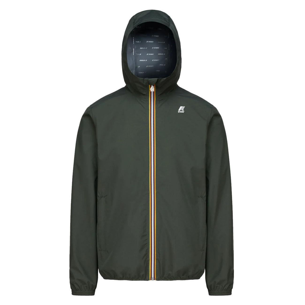 Jacket Jack Stretch Dot Uomo Greenblackish K81251W WMR GREENBLACKISH K-WAY 