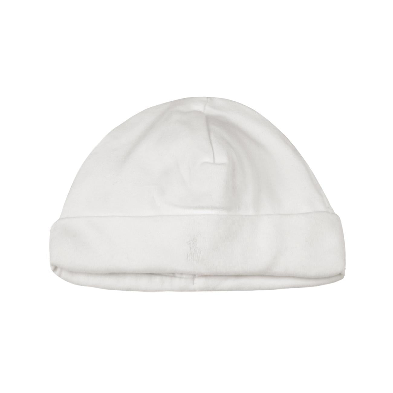 Cappello Infant Bimbo Bianco I81131AA-130AA A1000 WHITE POLO RALPH LAUREN 