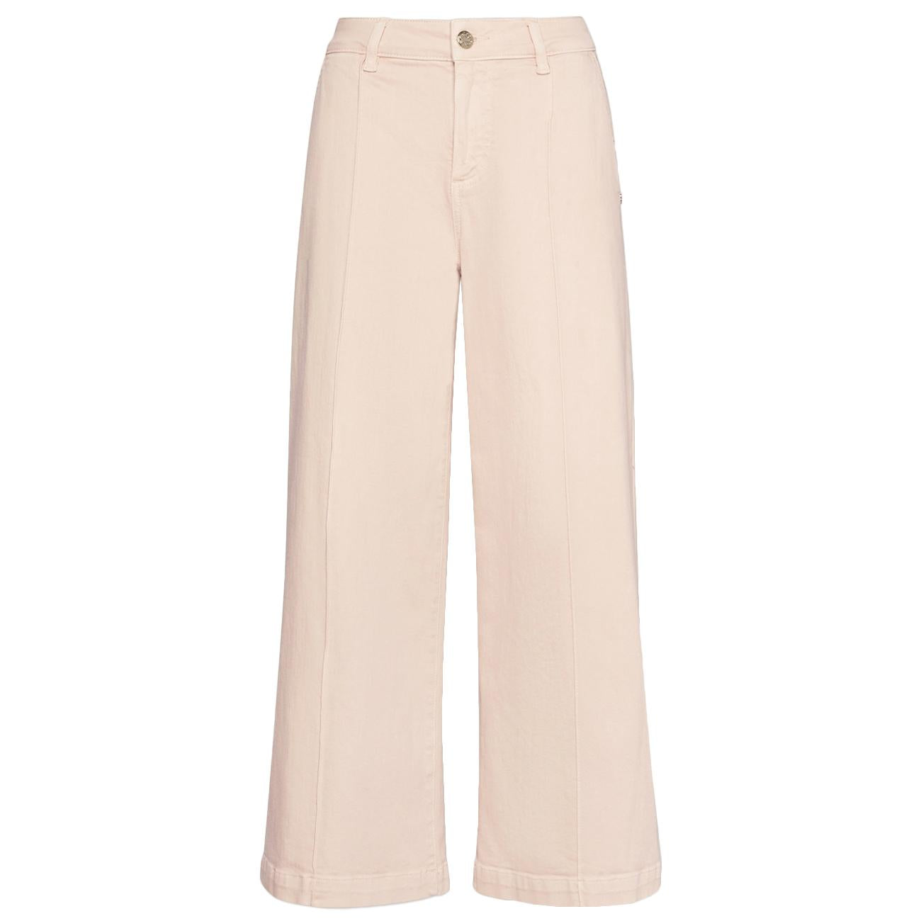 Pantalone Cropped Marinière P153P000344N 002 GESSO ELENA MIRO' 