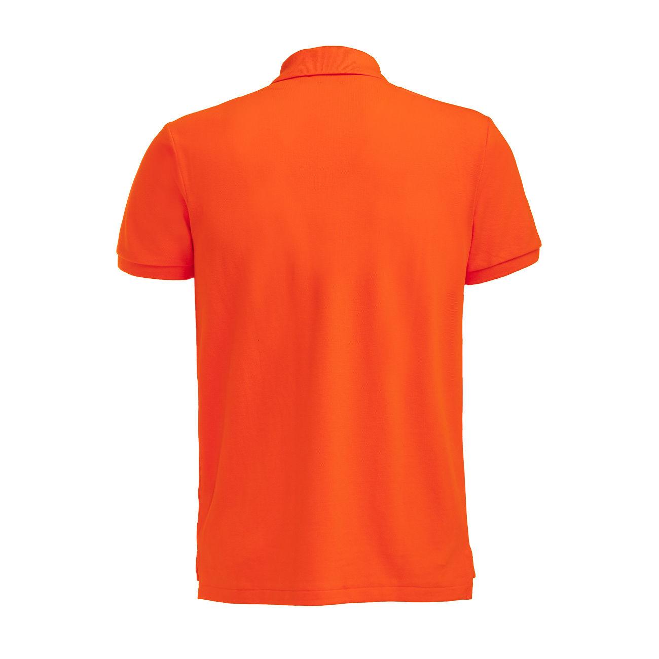 Polo In Cotone Piquet Slim Uomo Orange 710795080 025 ORANGE POLO RALPH LAUREN 