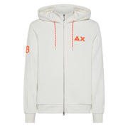 Felpa Con Cappuccio Uomo Bianco F43119 31 BIANCO SUN68 