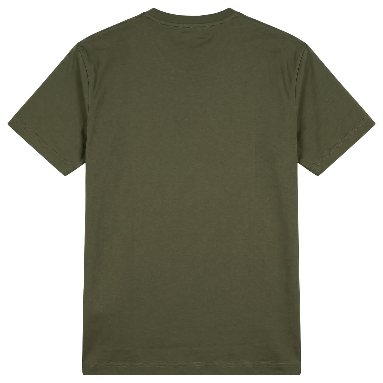 MASCHERONI T-Shirt Basica A Girocollo MAARO3177S26 1020 MILITARE 