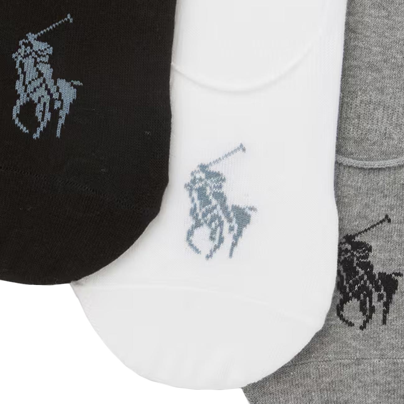 Fantasmini Lt Liner-No 3Pack 449799742 001 BLACK/WHITE/GREY POLO RALPH LAUREN 