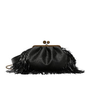 Borsa Pasticcino Belford Medium In Raffia Donna Nero BELFORD 2415511105600 002 NERO MAX MARA WEEKEND 